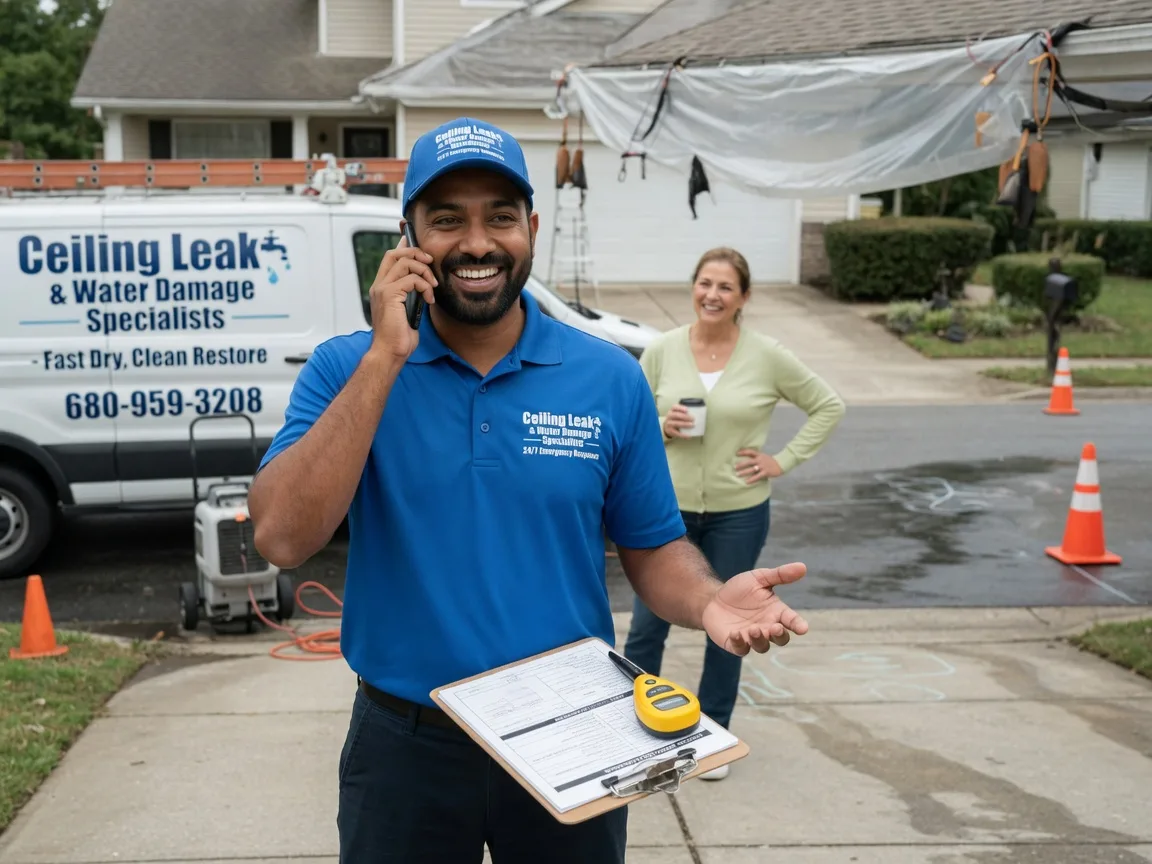 Ceiling Leak Cleanup Trempealeau, WI FAQs